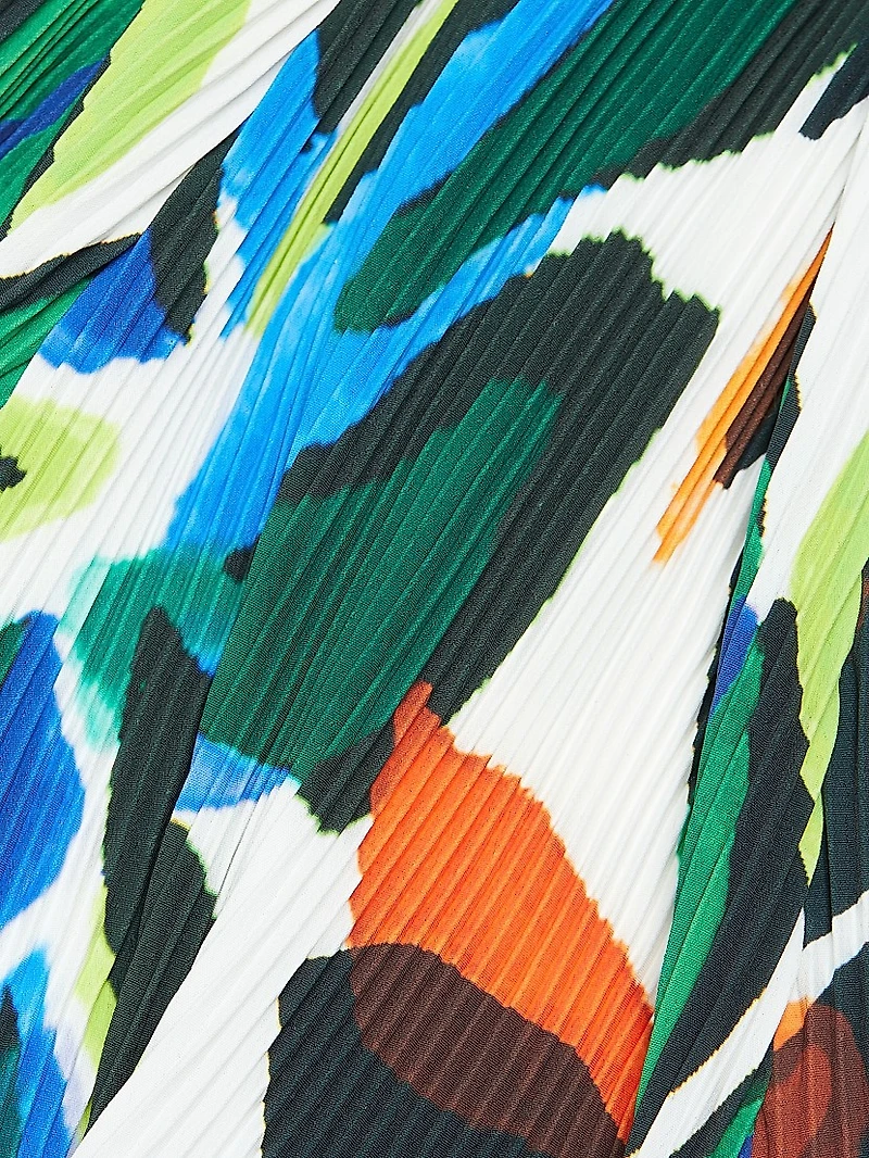 Liv Balearic Floral Pleated Minidress