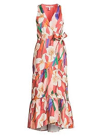 Stace Wrap Midi-Dress