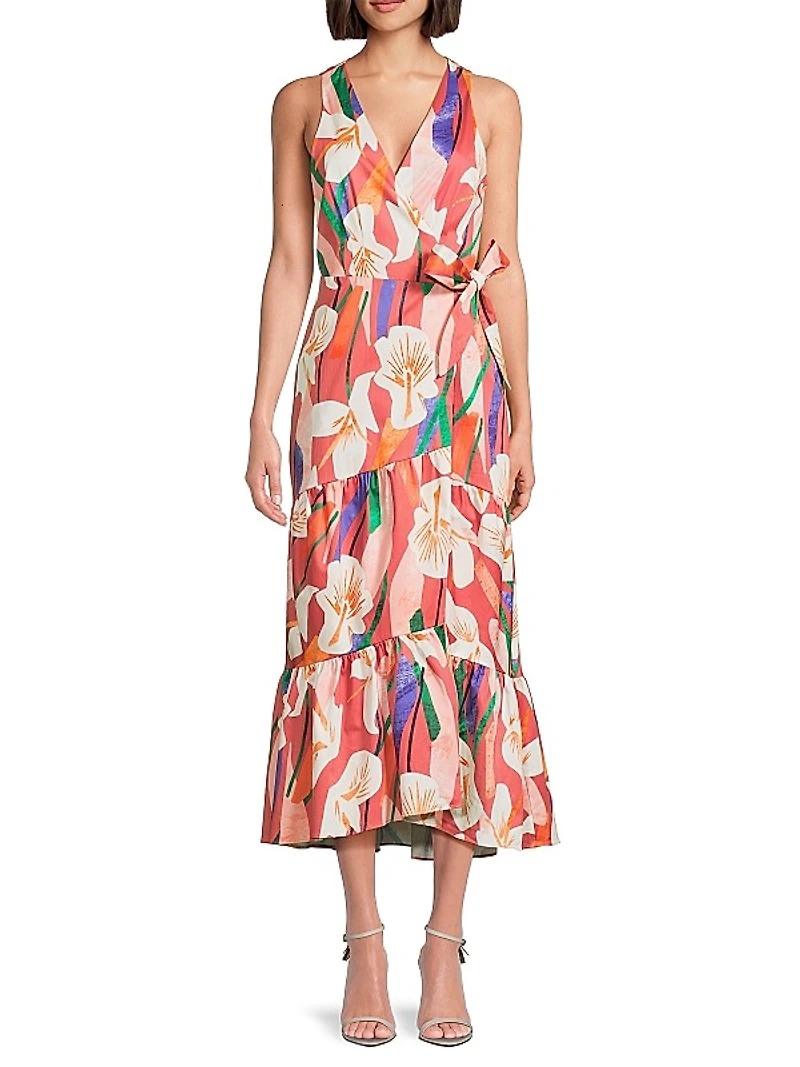 Stace Wrap Midi-Dress