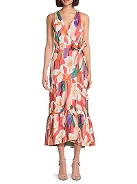 Stace Wrap Midi-Dress