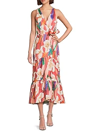 Stace Wrap Midi-Dress