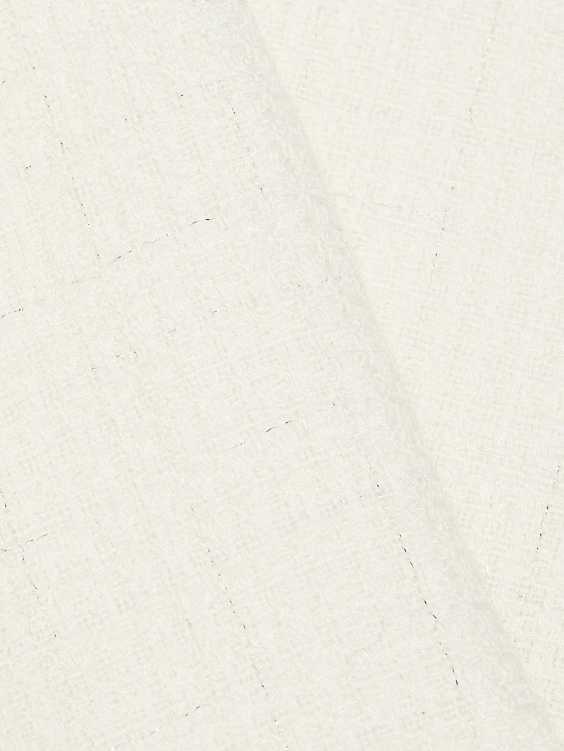 Emelia Boucle Strapless Dress