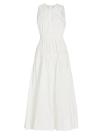 Libby Cotton Poplin Maxi Dress