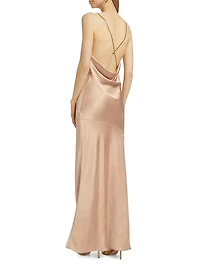 Evie Satin Slip Gown
