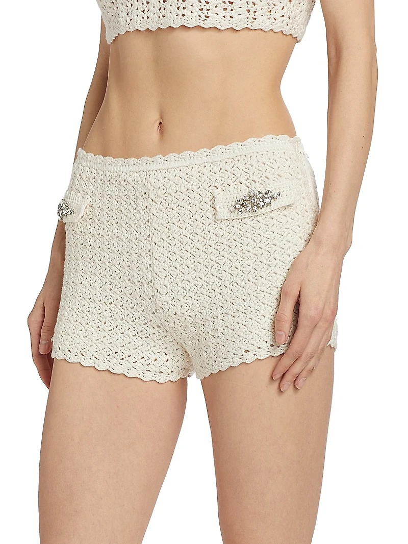 Eva Crochet Shorts