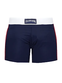 Colorblocked Stretch Swim Trunks