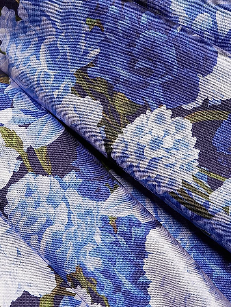 Brooke Floral Satin Gown