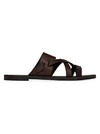 Culver in Smooth Leather Sandals