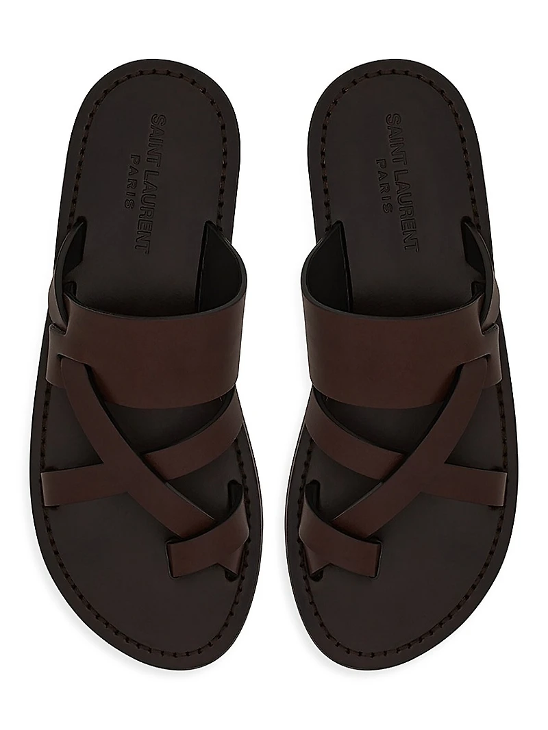 Culver in Smooth Leather Sandals