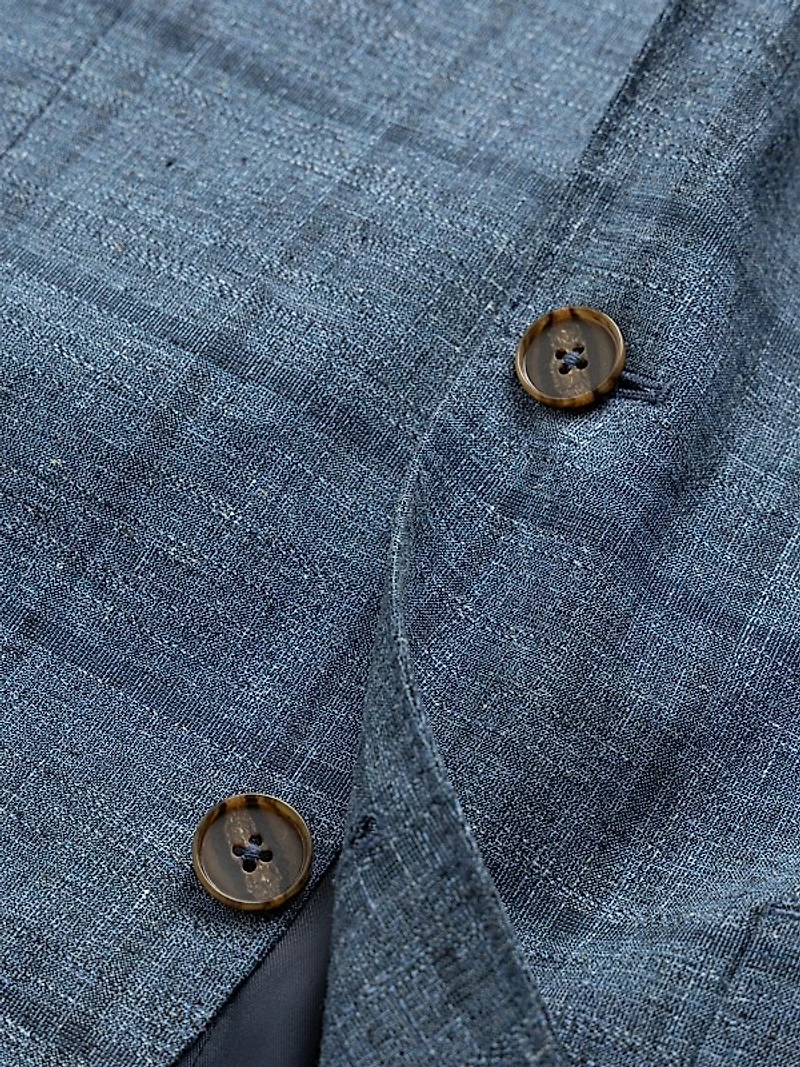 Lake Roxburgh Check Cotton-Blend Two-Button Suit Jacket