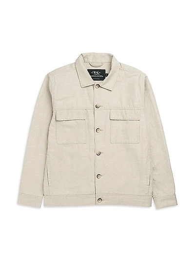Sawnson Cotton & Linen-Blend Jacket