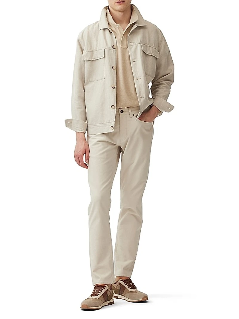 Sawnson Cotton & Linen-Blend Jacket