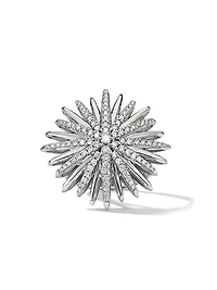 Starburst Ring Sterling Silver