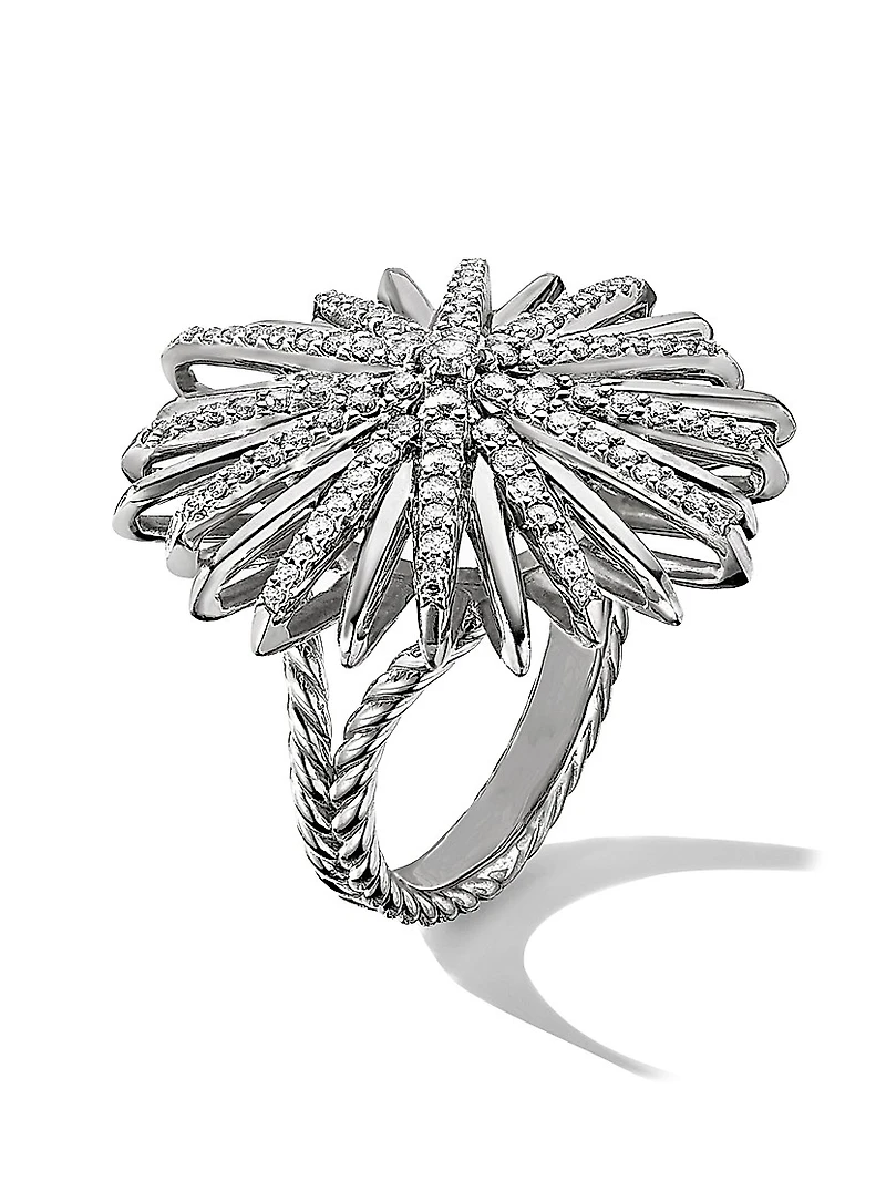 Starburst Ring Sterling Silver
