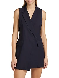 Jocelyn Sleeveless Blazer Minidress