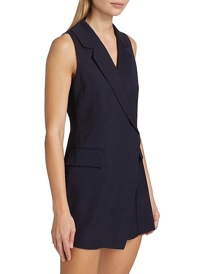 Jocelyn Sleeveless Blazer Minidress