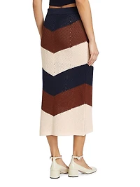 Tia Knit Midi-Skirt
