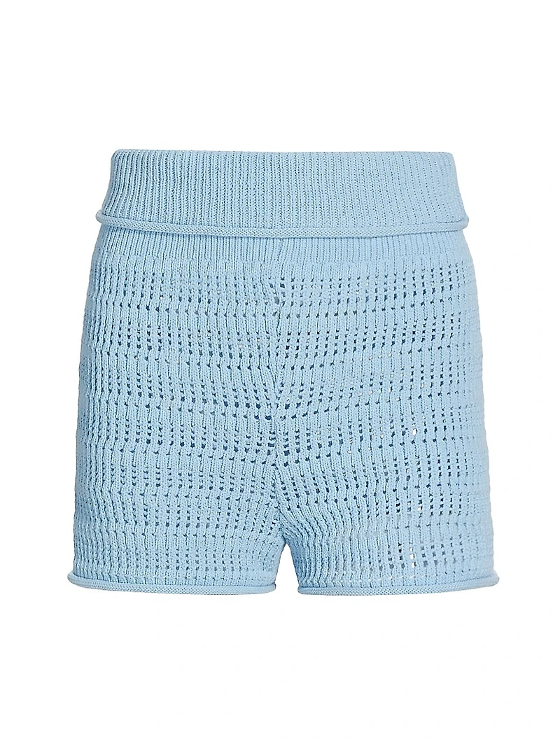June Cotton-Blend Shorts