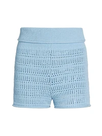 June Cotton-Blend Shorts