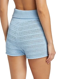 June Cotton-Blend Shorts