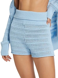 June Cotton-Blend Shorts