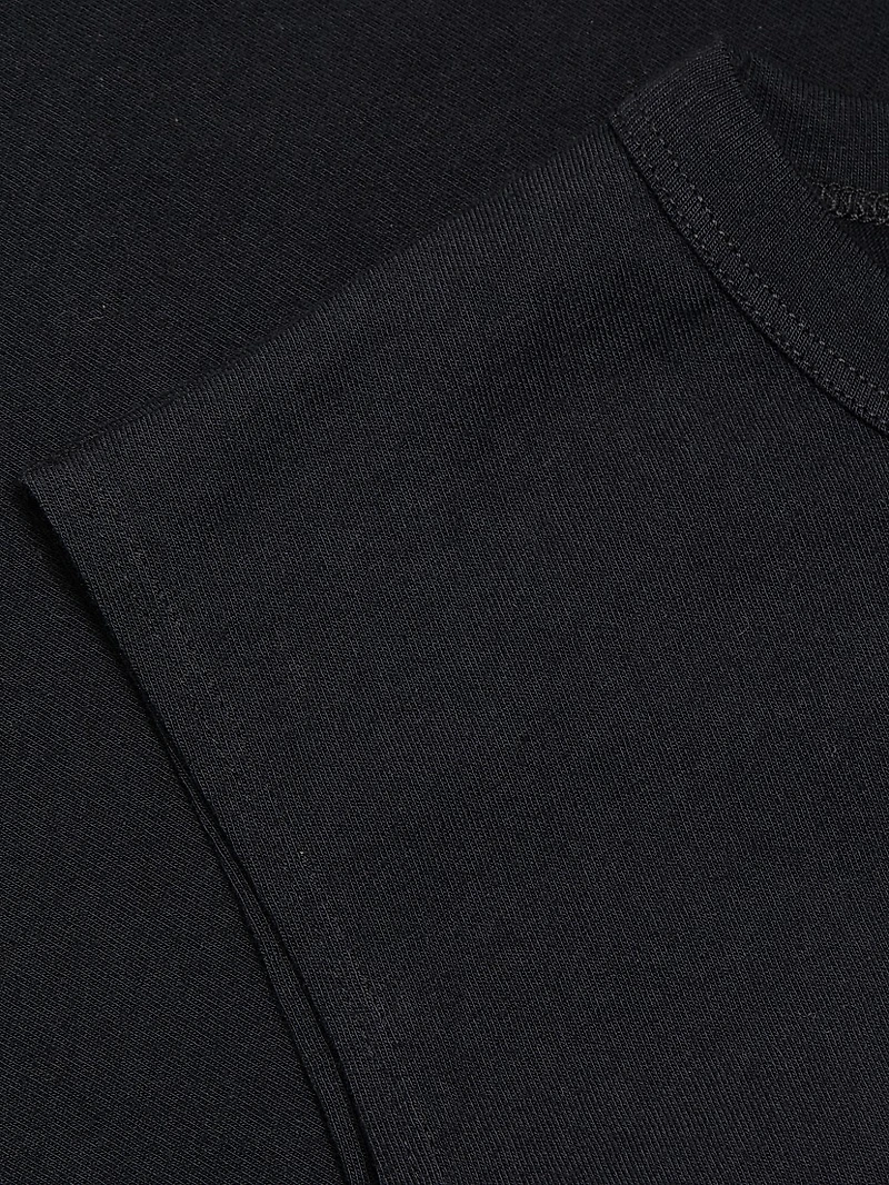 Cotton Boxy Crewneck Sleeveless Top