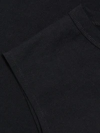 Cotton Boxy Crewneck Sleeveless Top