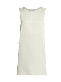 Barb Satin Sleeveless Minidress