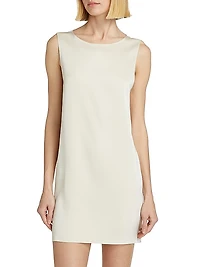 Barb Satin Sleeveless Minidress