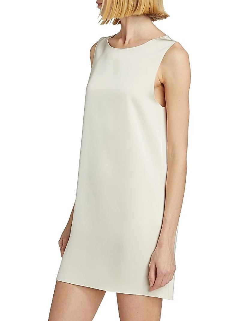 Barb Satin Sleeveless Minidress