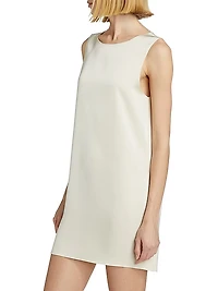 Barb Satin Sleeveless Minidress