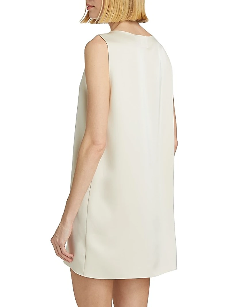 Barb Satin Sleeveless Minidress