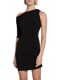 Drapeado Jersey Minidress