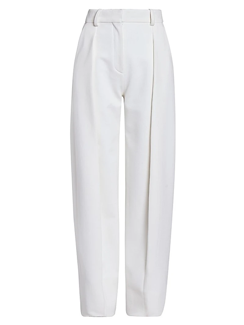 De-Nîmes Cotton Tapered Trousers