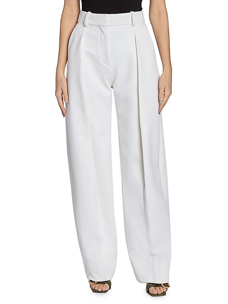 De-Nîmes Cotton Tapered Trousers