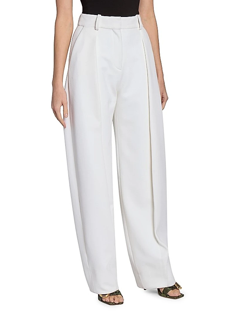 De-Nîmes Cotton Tapered Trousers