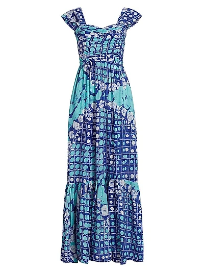 Tunde Printed Maxi Dress