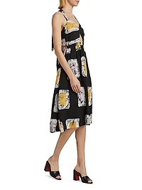 Debo Printed Midi-Dress