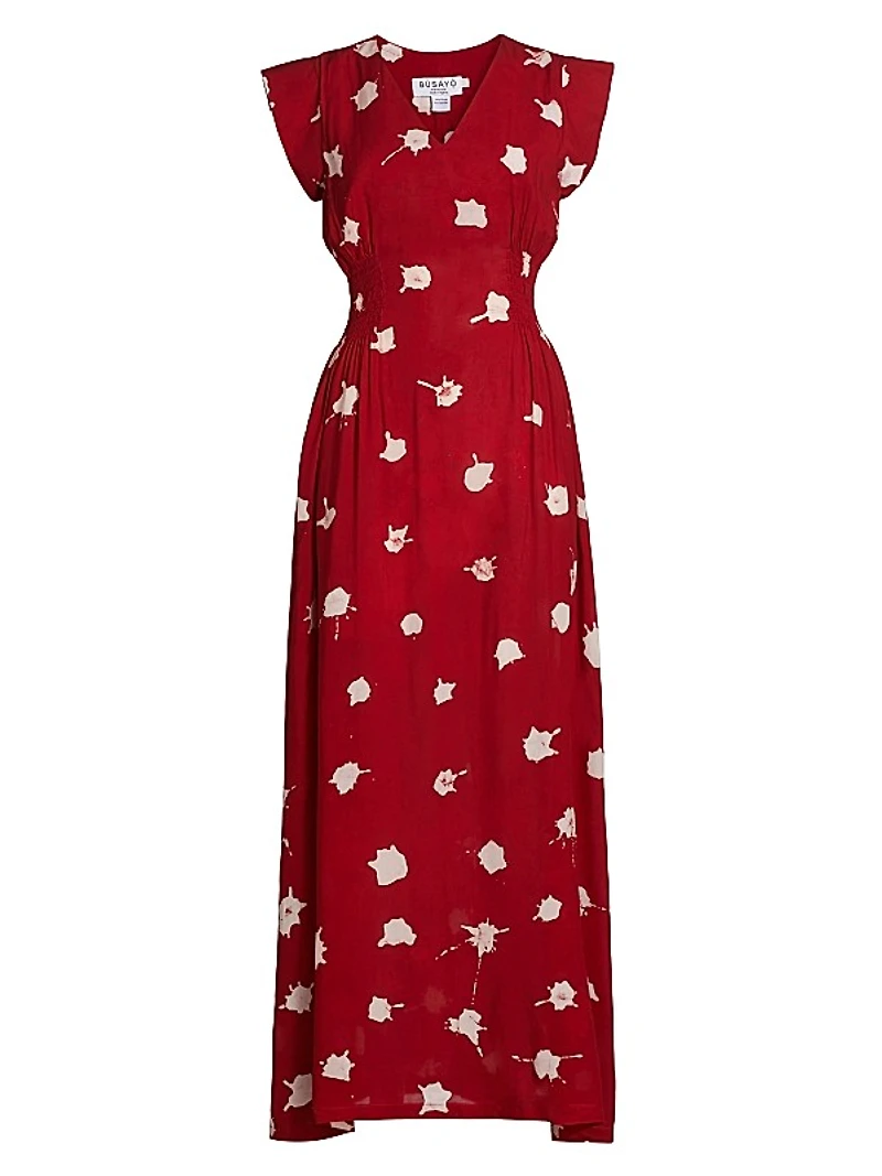 Tokunbo Splatter Maxi Dress