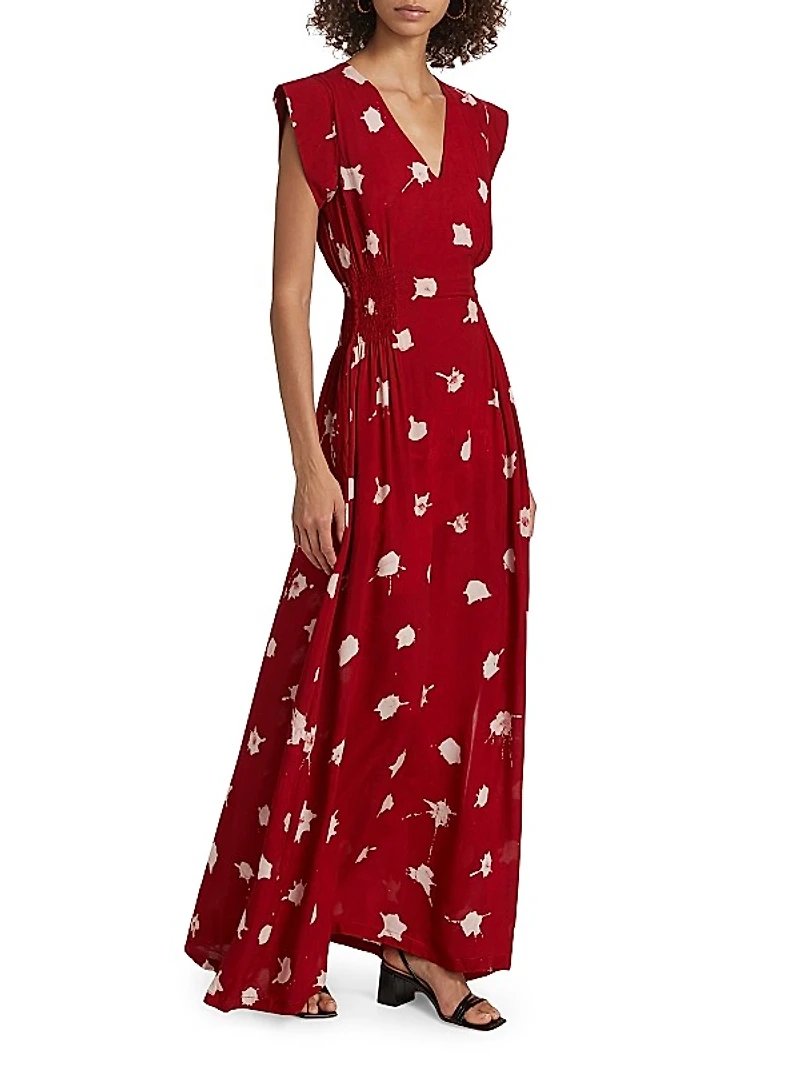 Tokunbo Splatter Maxi Dress