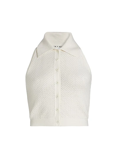 Miles Pointelle Knit Tank