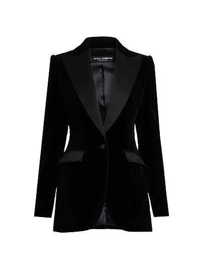 Velvet Tuxedo Jacket