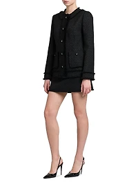 Wool-Blend Tweed Jacket