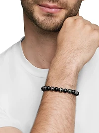 Spiritual Beads Rainbow Bracelet in Sterling Silver