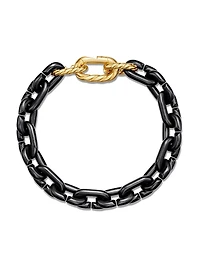 Chain Links Bracelet Black Titanium