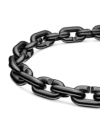 Chain Links Bracelet Black Titanium