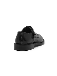 Leather Double-Monk-Strap Shoes