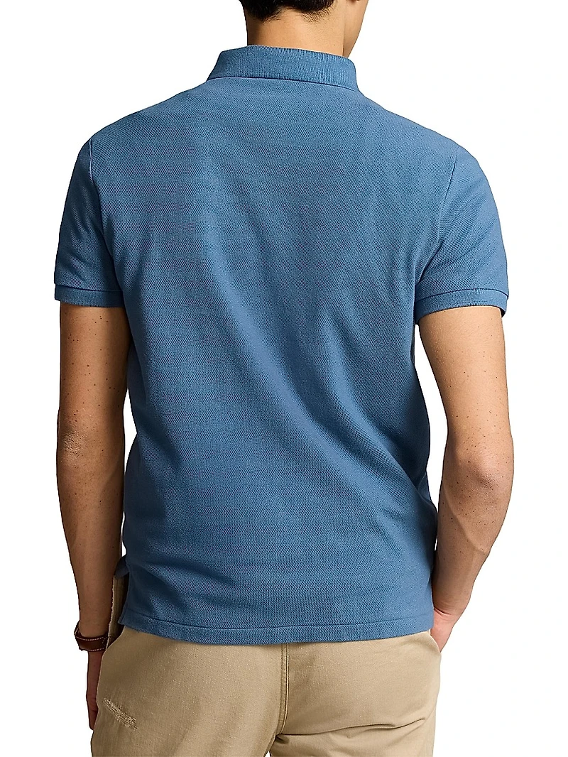 Basic Mesh Polo Shirt