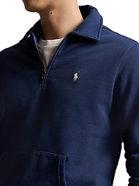 Loopback Terry Half-Zip Pullover