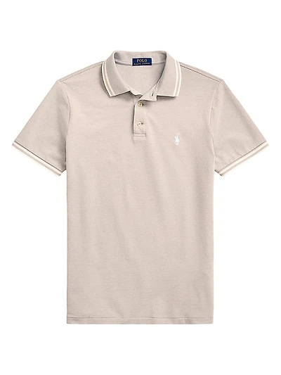 Stretch Mesh Polo Shirt